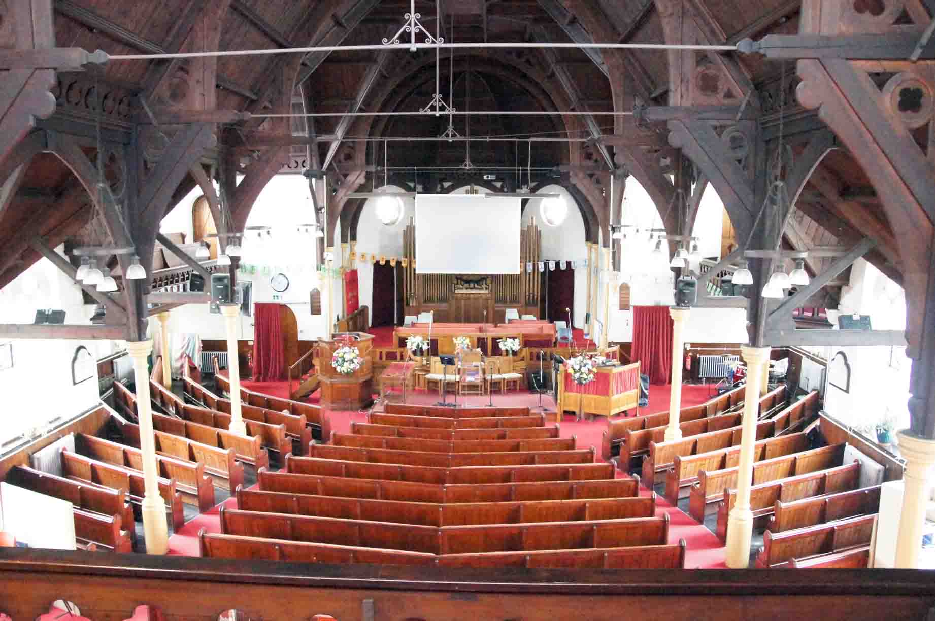 Lots of space to worship.